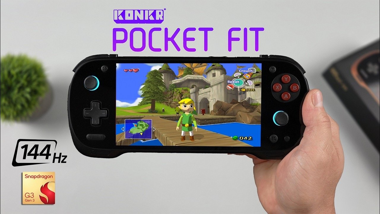 Konkr Pocket Fit Handheld Console Design Optimized